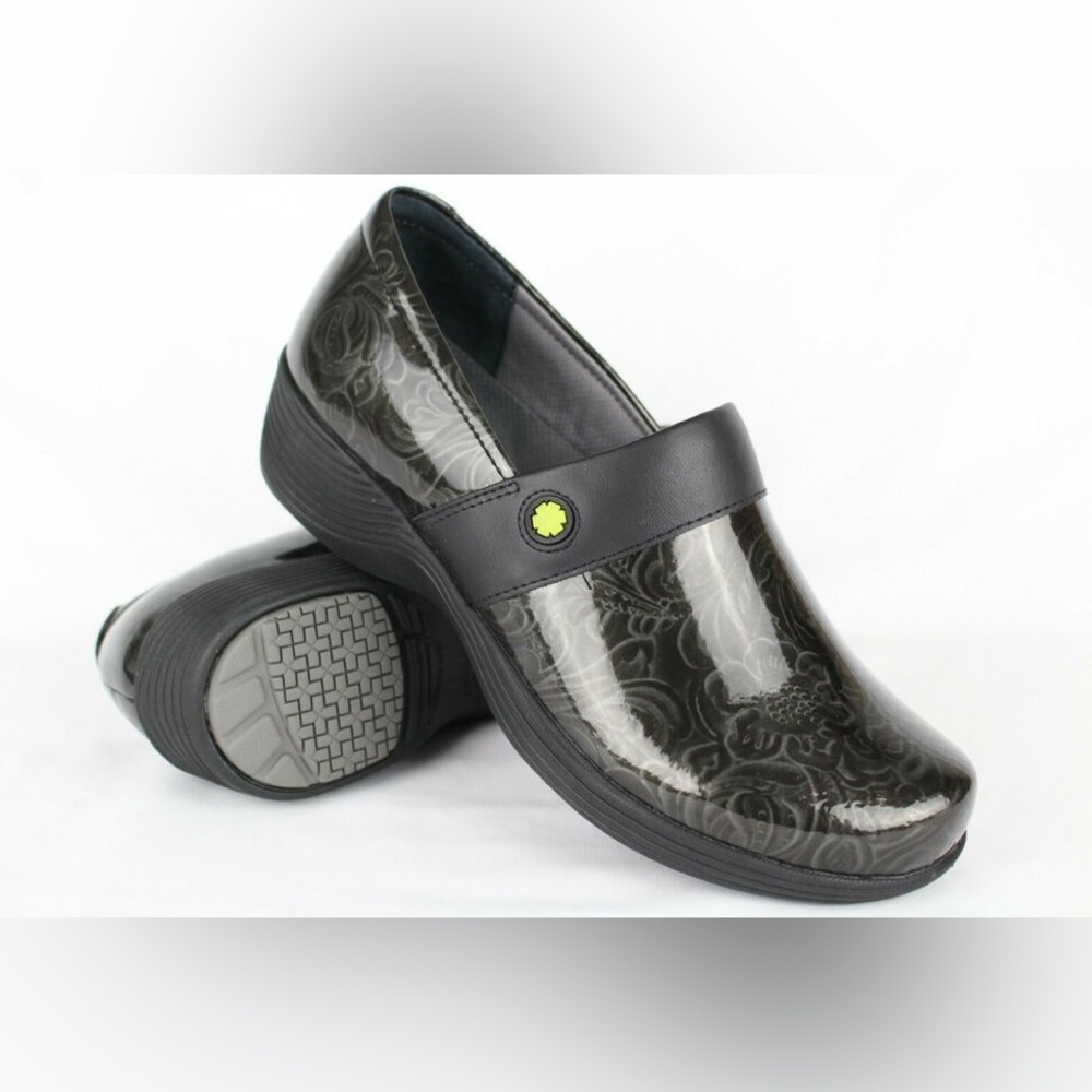 Dansko Work Wonders Black Nursing Slip On Shoes Sz EU36